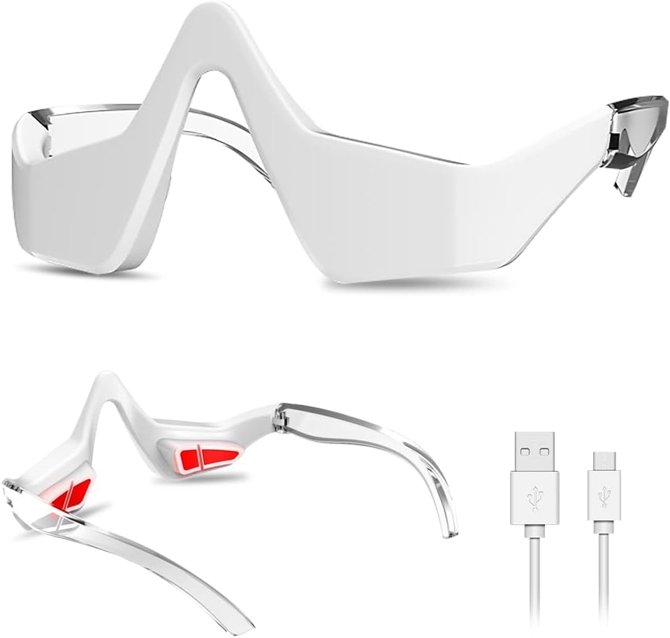 Gafas de Masaje para Ojos con Luz Roja