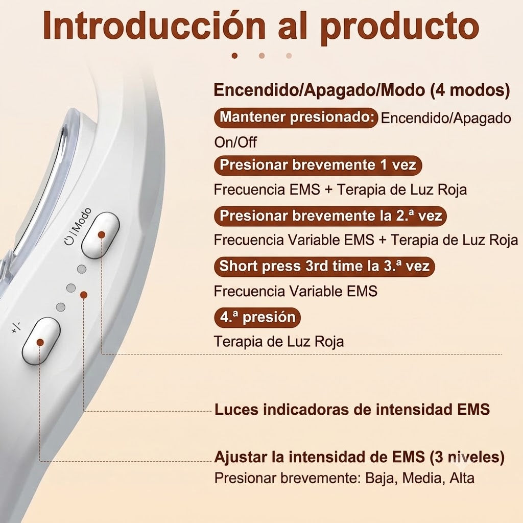 Gafas de Masaje para Ojos con Luz Roja